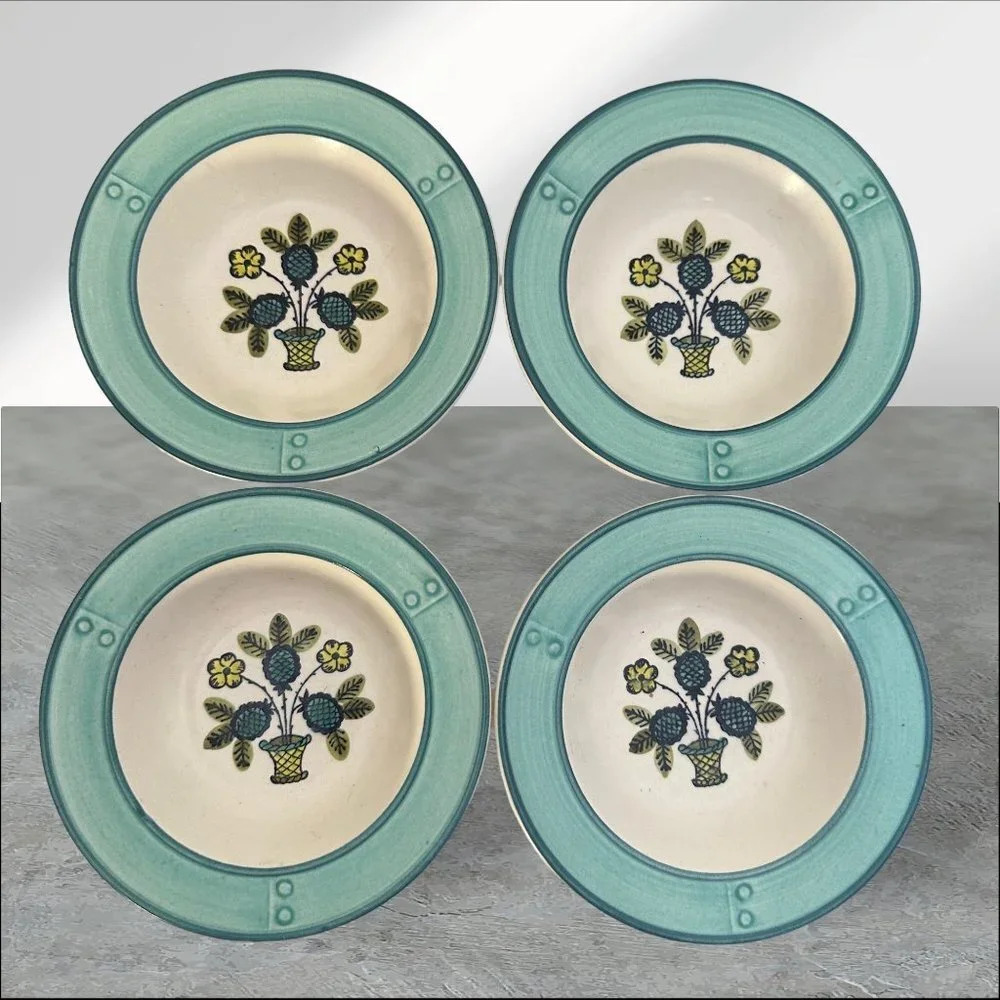 Vintage Metlox Poppytrail Vernon BLUEBERRY PROVINCIAL Bowls